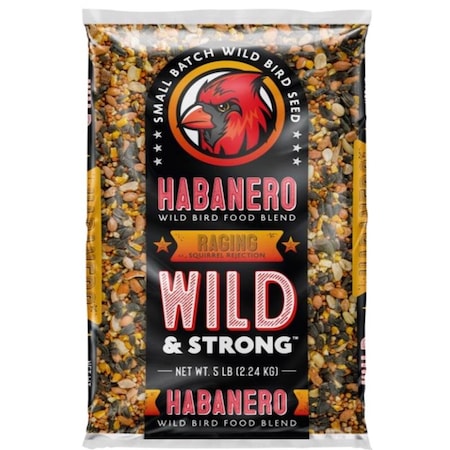 Wild  Strong Raging Songbird Habanero Wild Bird Food 5 Lb